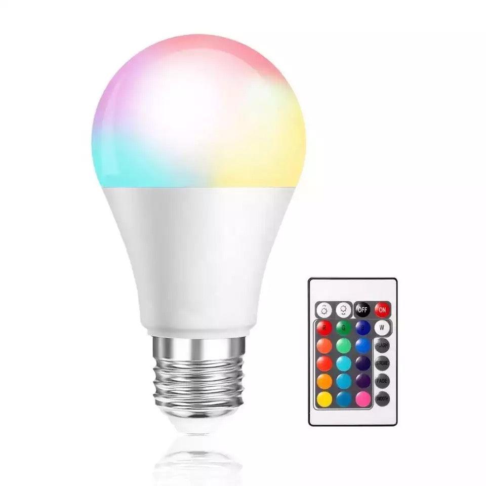 LED RGB Žarulja S Daljinskim Upravljačem